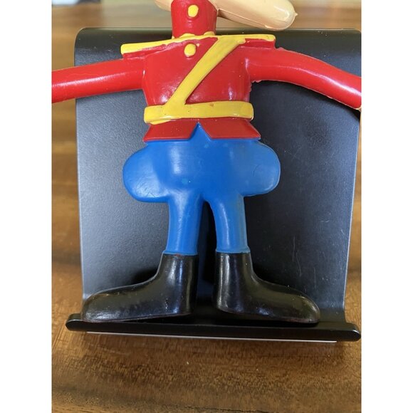 1985 JESCO 5” Dudley-Do-Right Rocky And Bullwinkle Rubber Bendable Figure - Picture 7 of 13